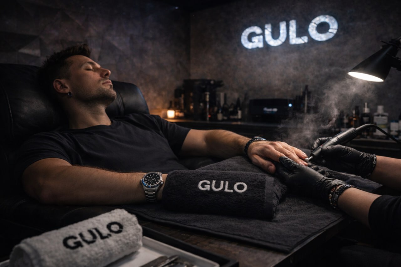 фото: GULO — первый мужской салон в России, где тишина и темнота работают на ваш комфорт.