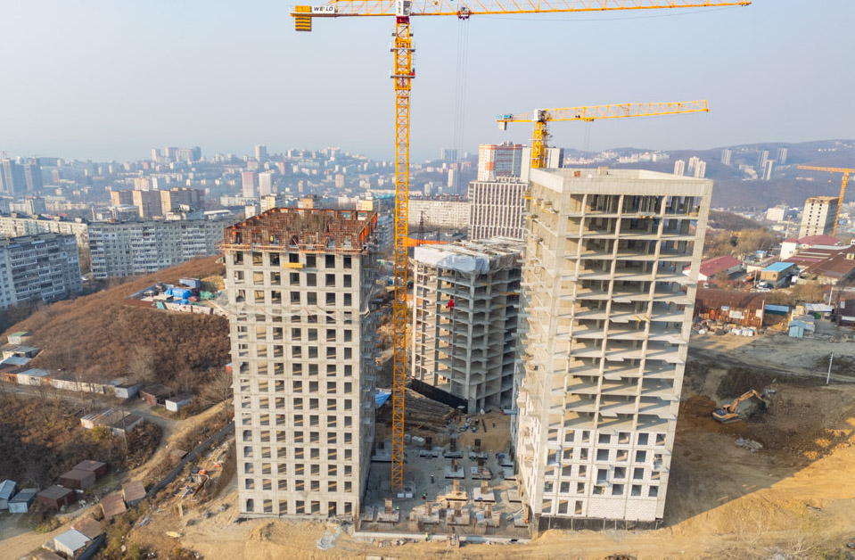 «Самолет» завершил монолитные работы во втором корпусе проекта «Маяк Днепровской»