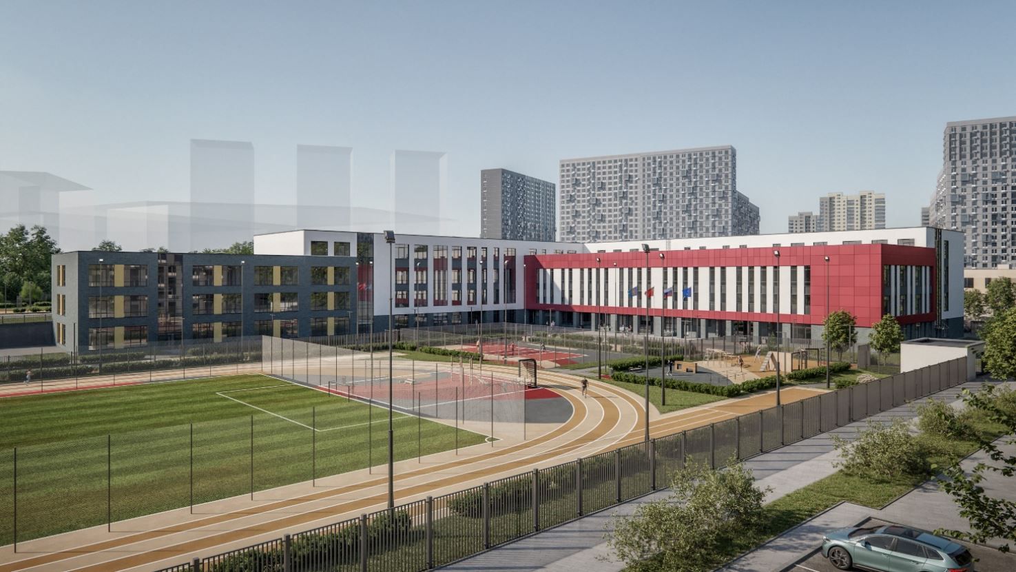 фото: Рисунок изгибов реки украсит воспитательно-образовательный комплекс в Подмосковье