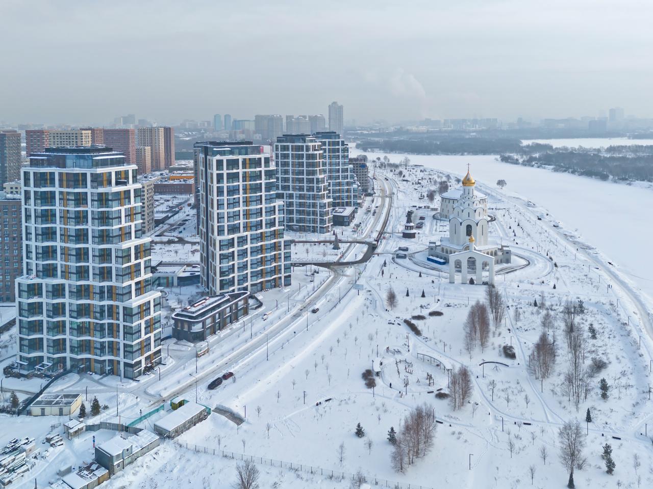фото: В квартале Bellini «Клубного города на реке Primavera» завершен монолит первого корпуса 