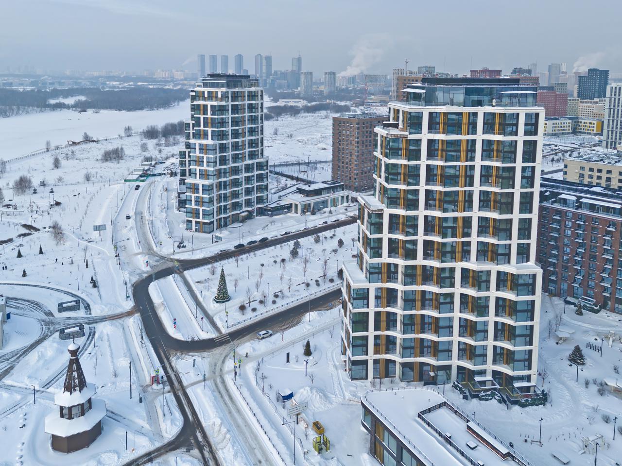 фото: В квартале Bellini «Клубного города на реке Primavera» завершен монолит первого корпуса