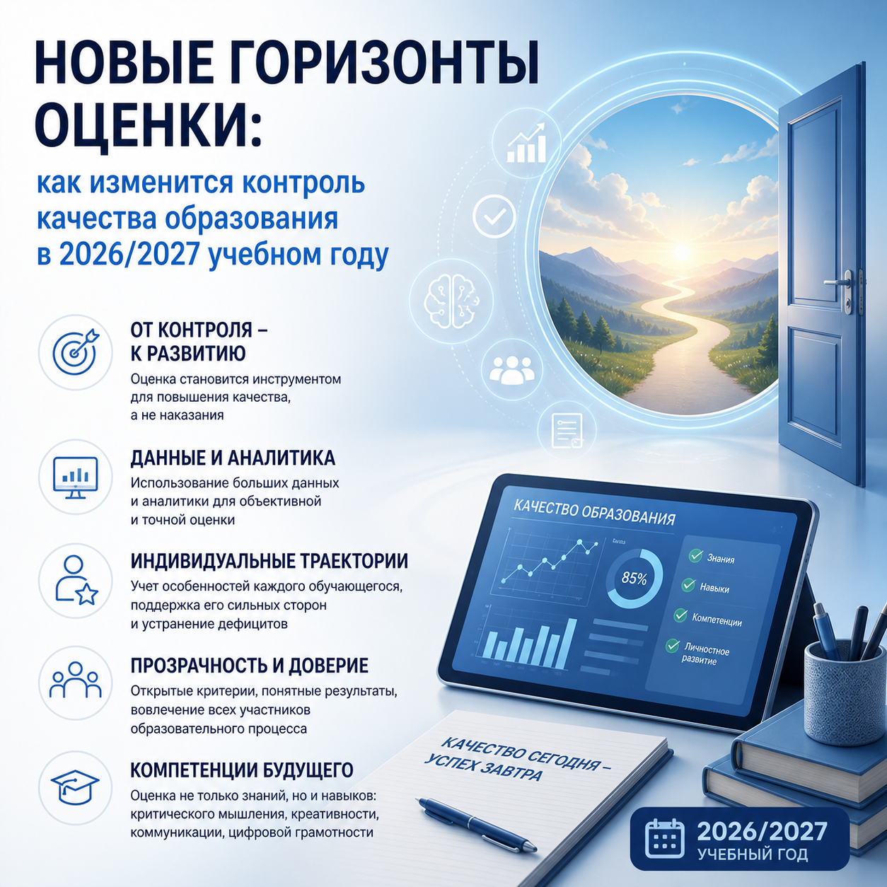 фото: Новые горизонты оценки: как изменится контроль качества образования в 2026/2027 учебном году