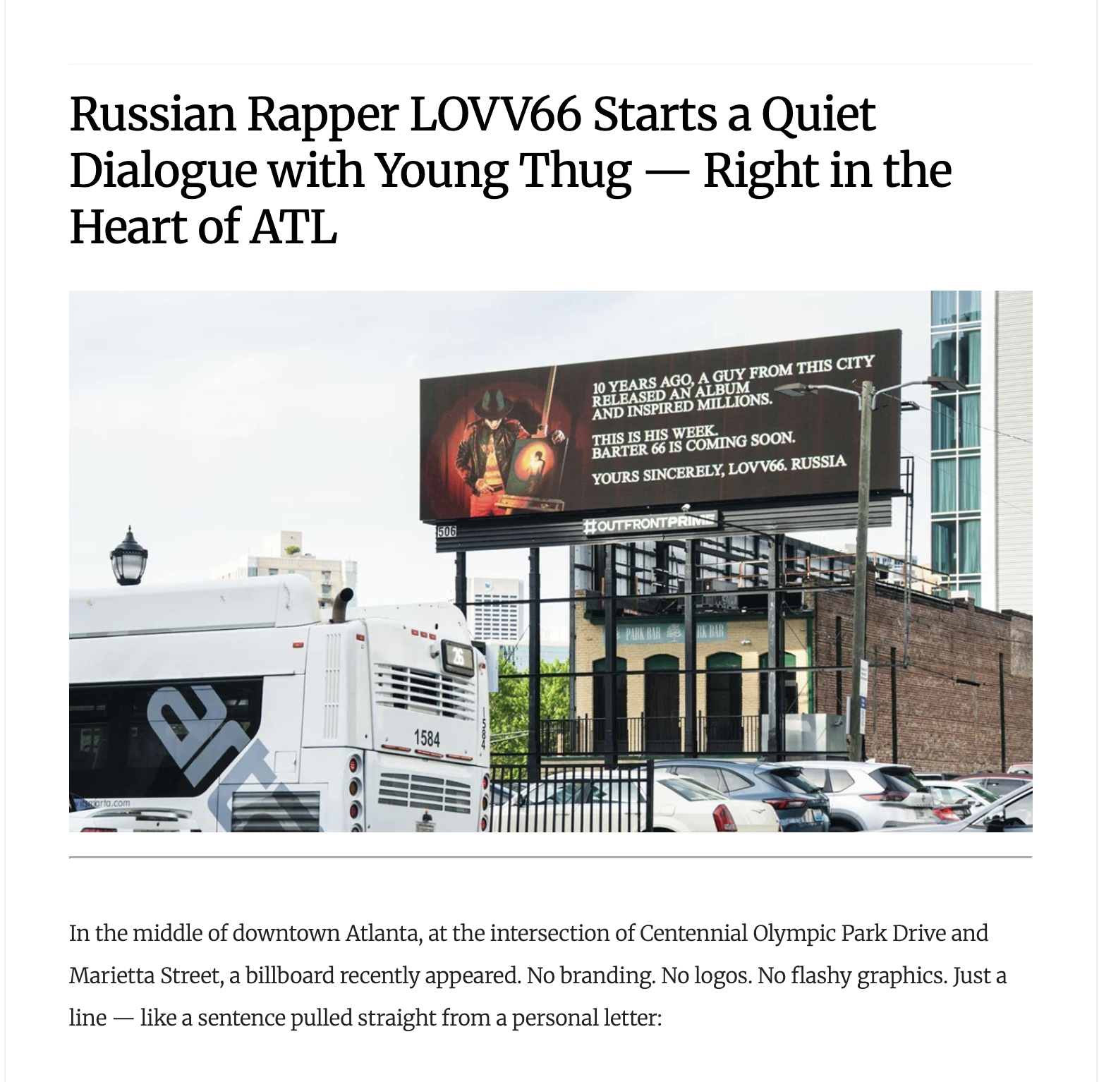 фото: Американские СМИ обсуждают жест LOVV66 в адрес Young Thug’a