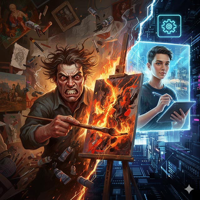 фото: Художники в ярости: технология, которая позволяет новичку «обогнать» мастера за 3 месяца