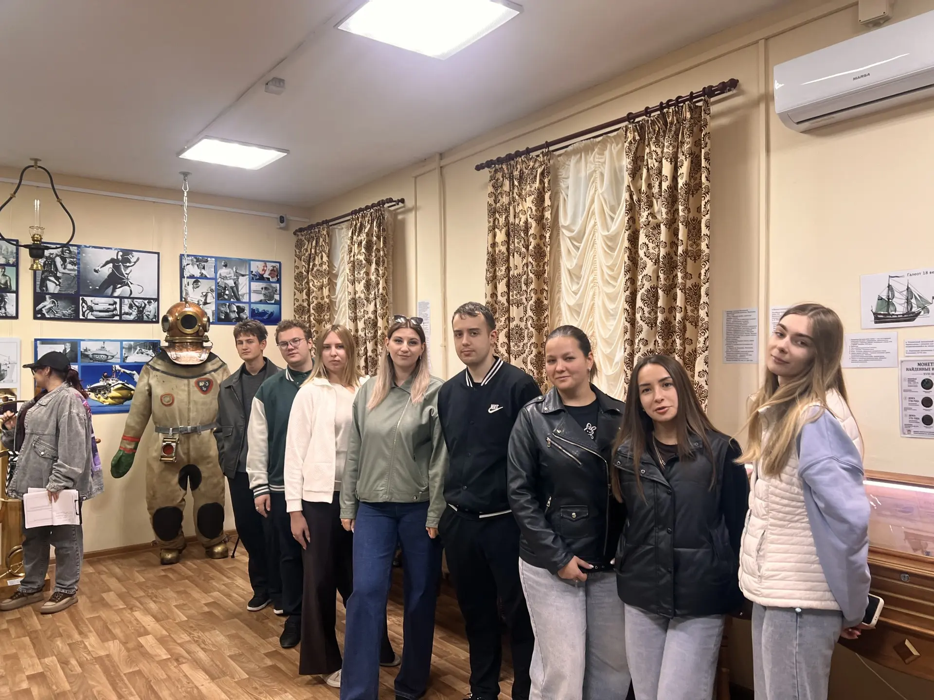 фото: Студенты Среднерусского института управления посетили Музей дайвинга