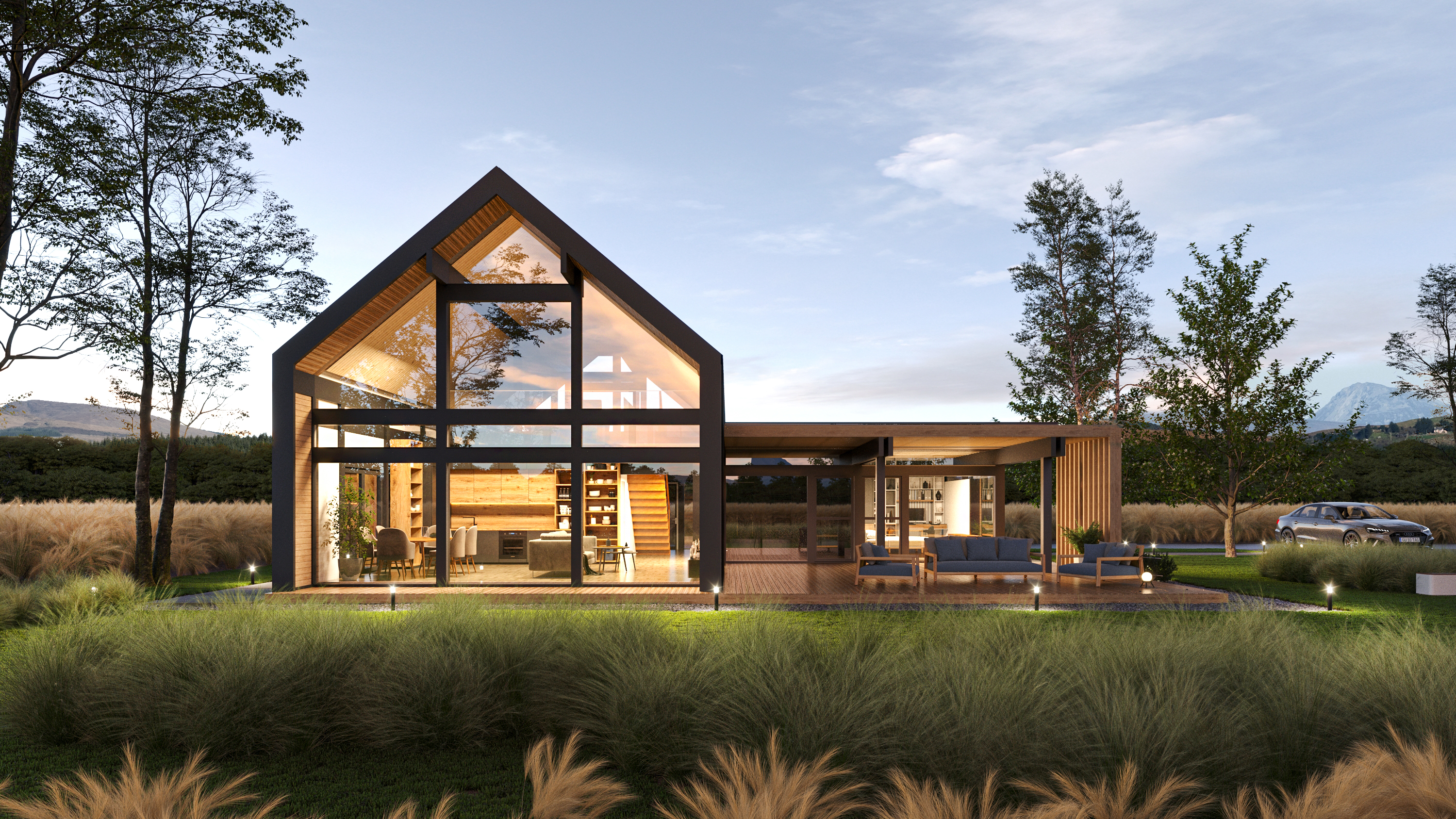фото: INTEQ HAUS реализует проекты коттеджей в поселках Vision и Rosa