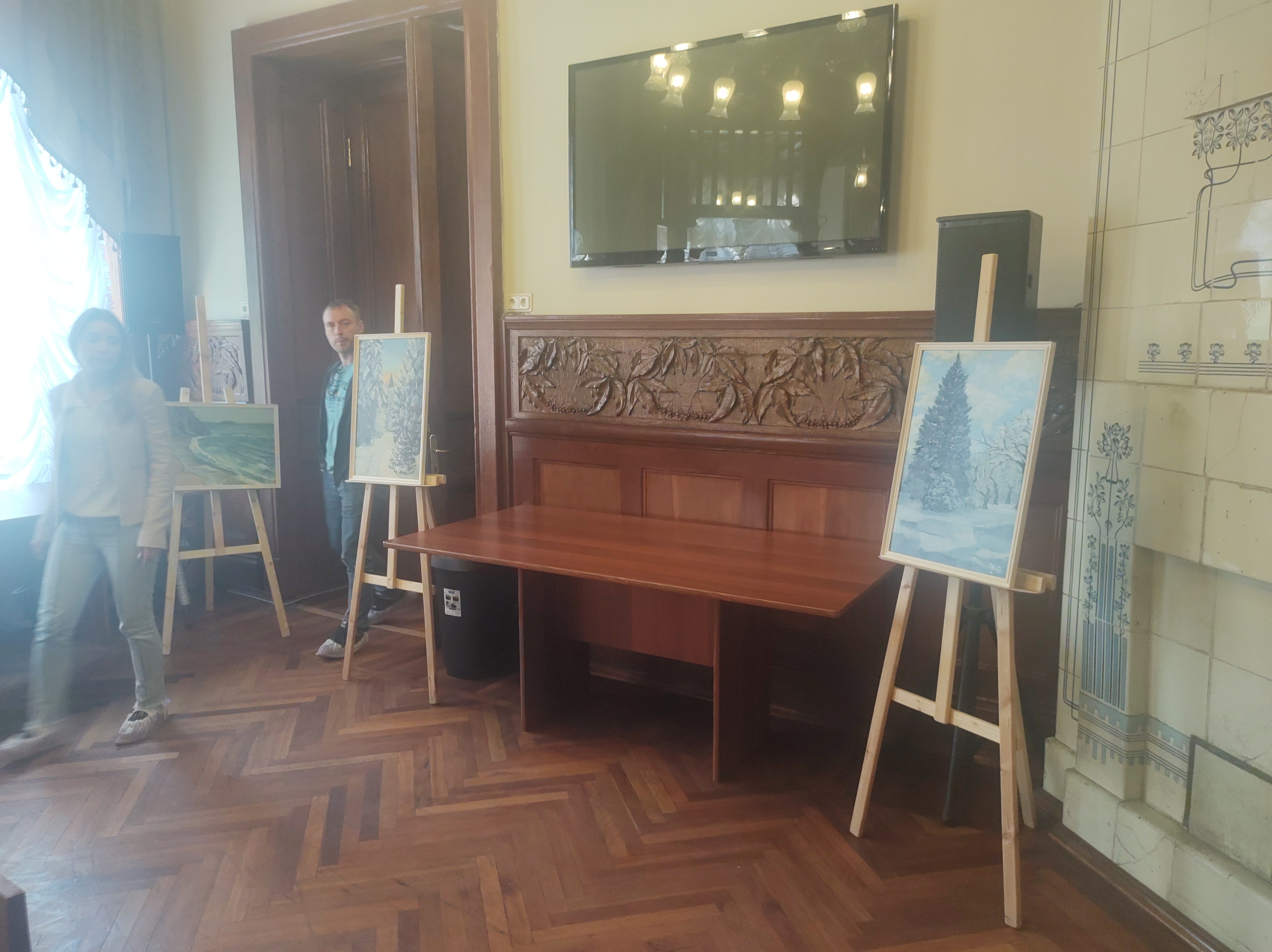 фото: Светлана Малькова представила уникальные работы на выставке в ТПП СПб