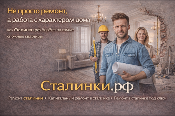 фото: Ремонт квартиры в сталинке
