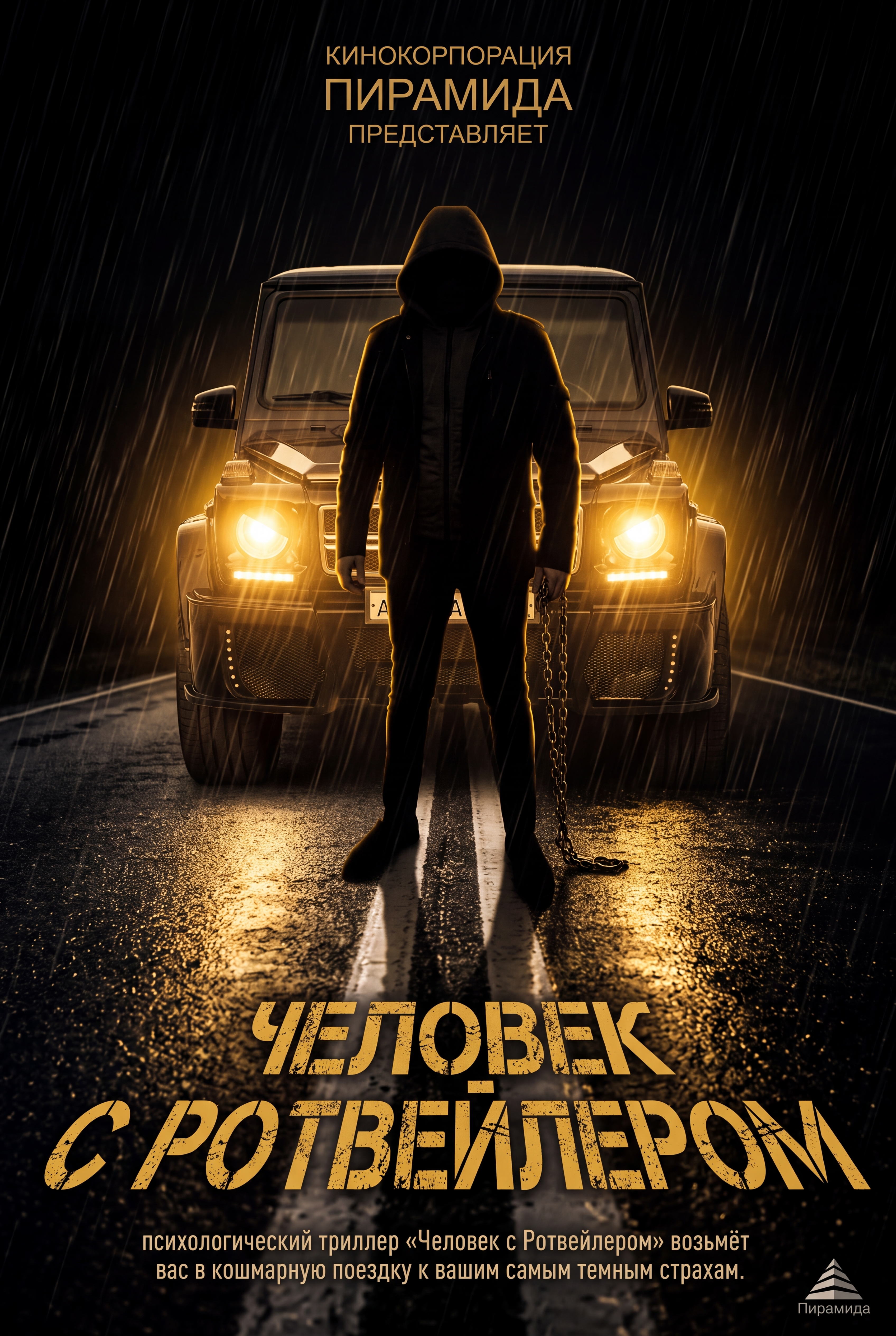 Официальный постер «Человек с ротвейлером»