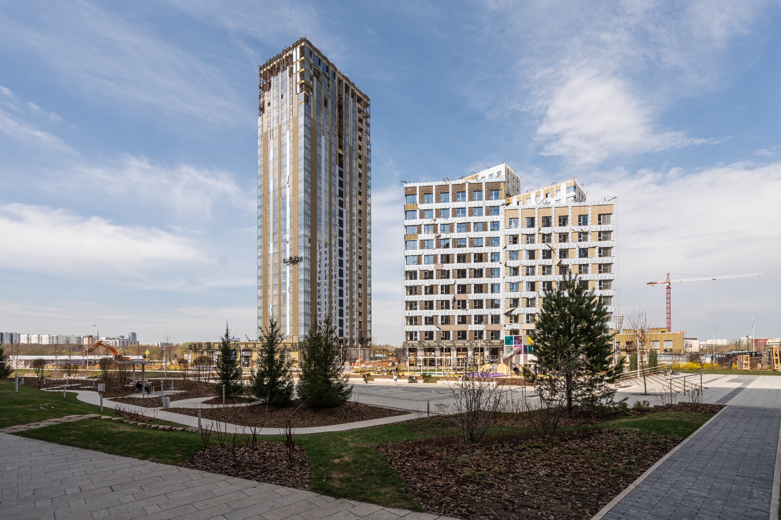 фото: На северо-западе Москвы завершается строительство третьей очереди жилого квартала