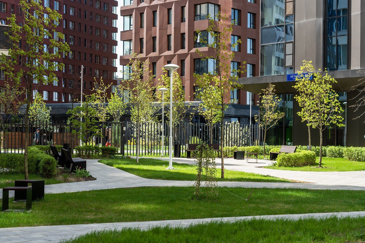 фото: В жилом районе на северо-западе Москвы завершено летнее благоустройство