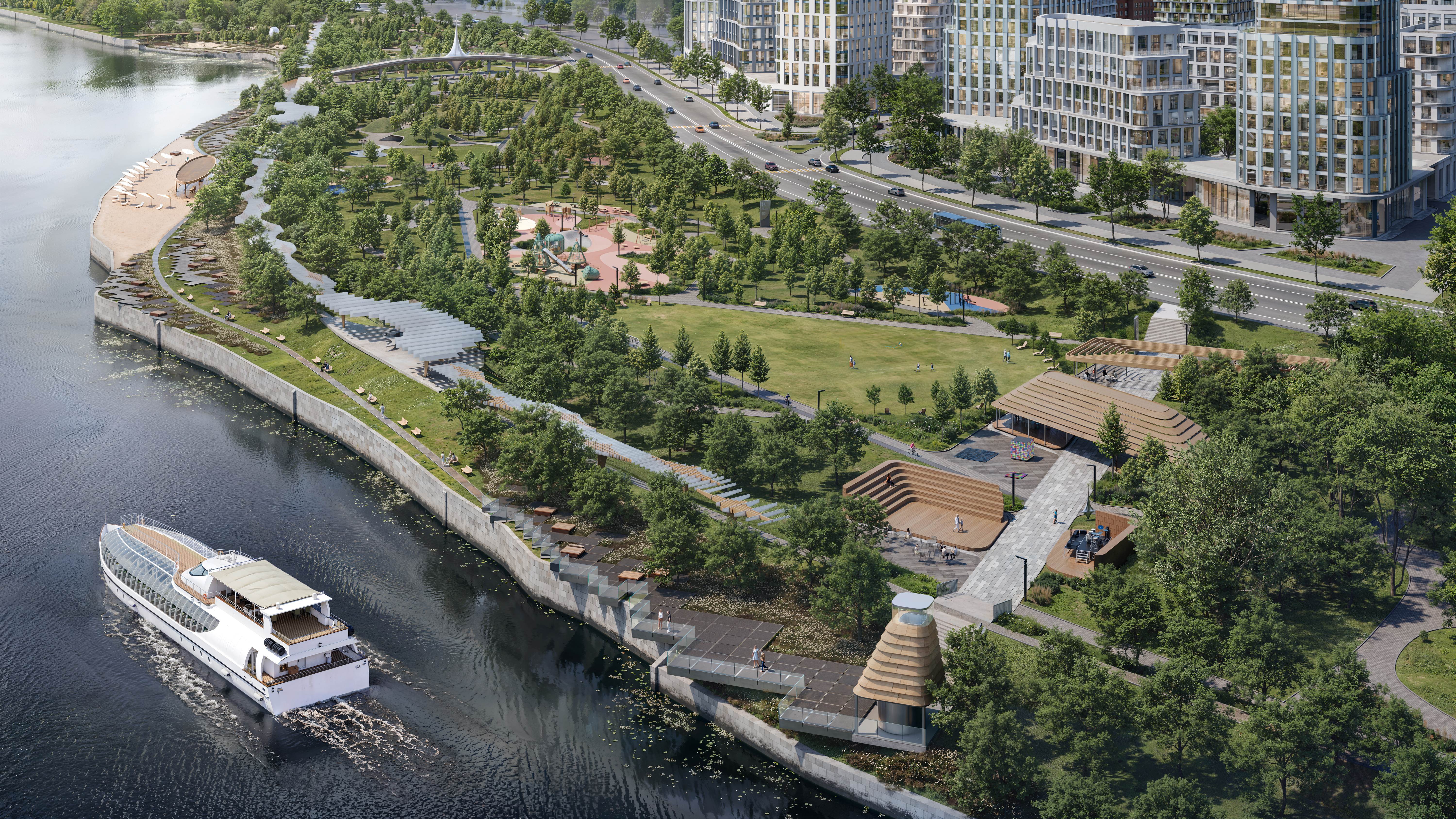 фото: Asterus разобьет Прибрежный парк на северо-западе Москвы