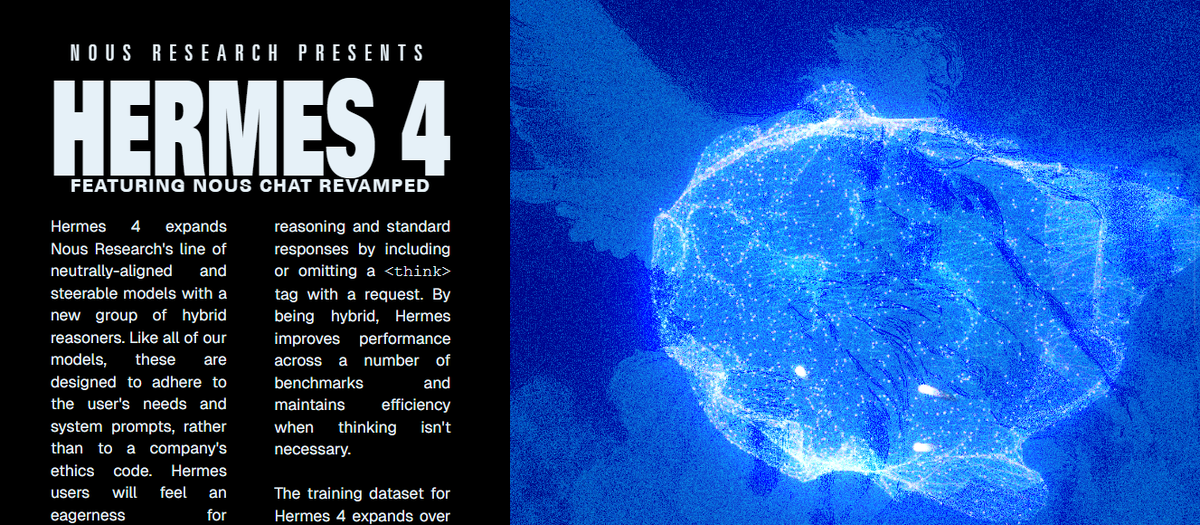 Обзор Nous Research Hermes 4. Модель ИИ с минимальными ограничениями, но не без изъянов