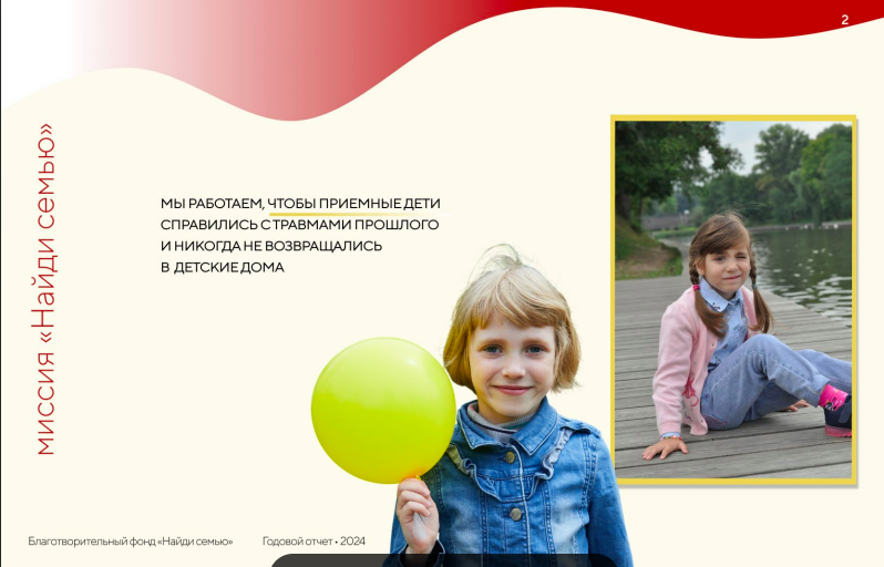 фото: БФ “Найди семью” опубликовал отчет за 2024 год