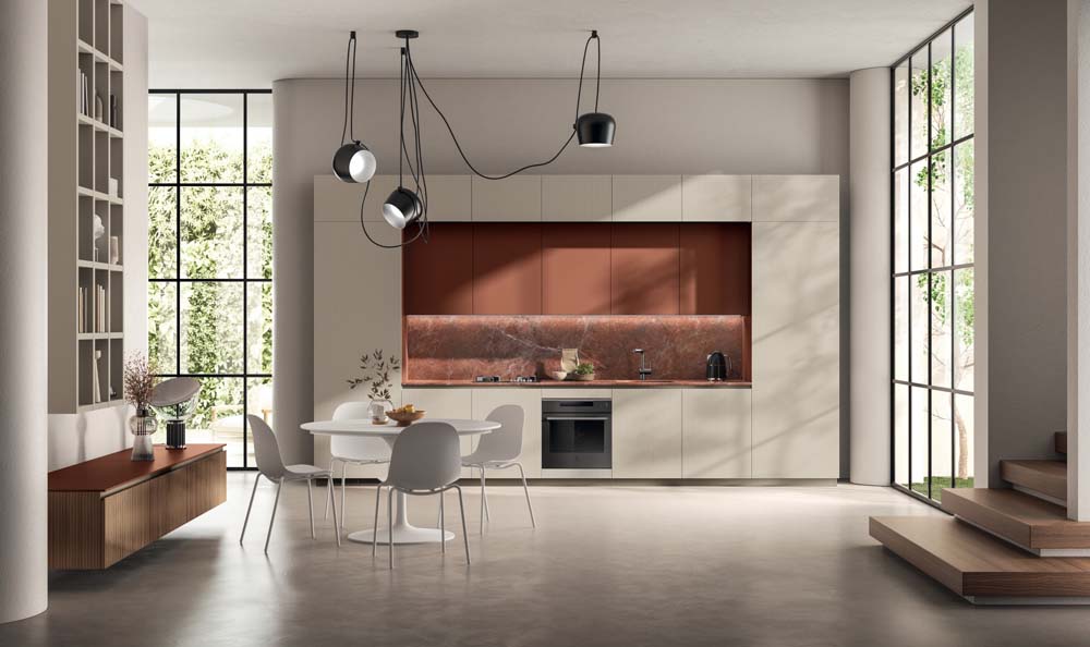 фото: «Макслевел» представляет: кухня и мебельная система Mira от Scavolini во флагманском салоне