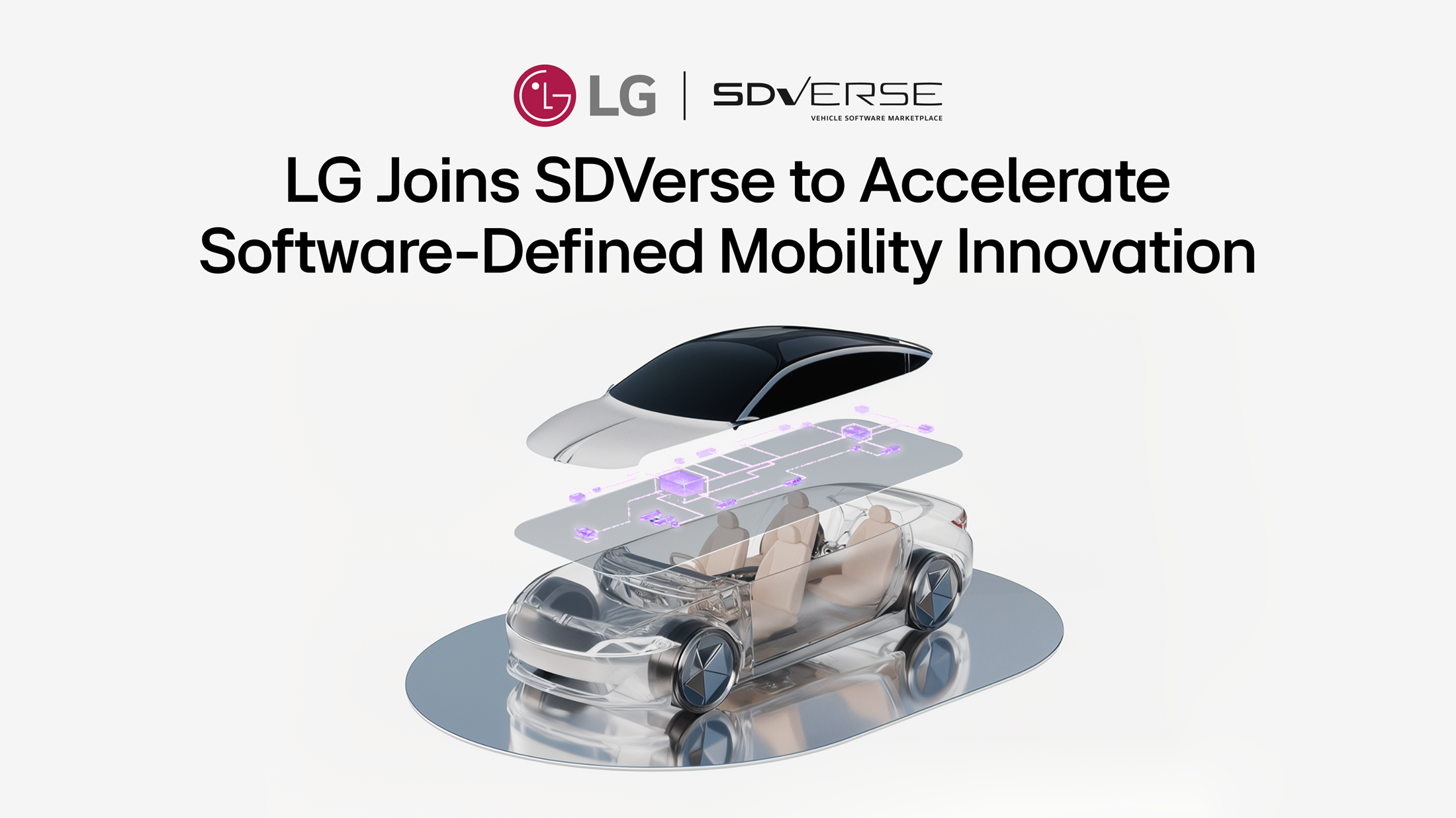 фото: LG ПРИСОЕДИНЯЕТСЯ К SDVERSE ДЛЯ УСКОРЕНИЯ ИННОВАЦИЙ В ОБЛАСТИ ПРОГРАММНО-УПРАВЛЯЕМОЙ МОБИЛЬНОСТИ