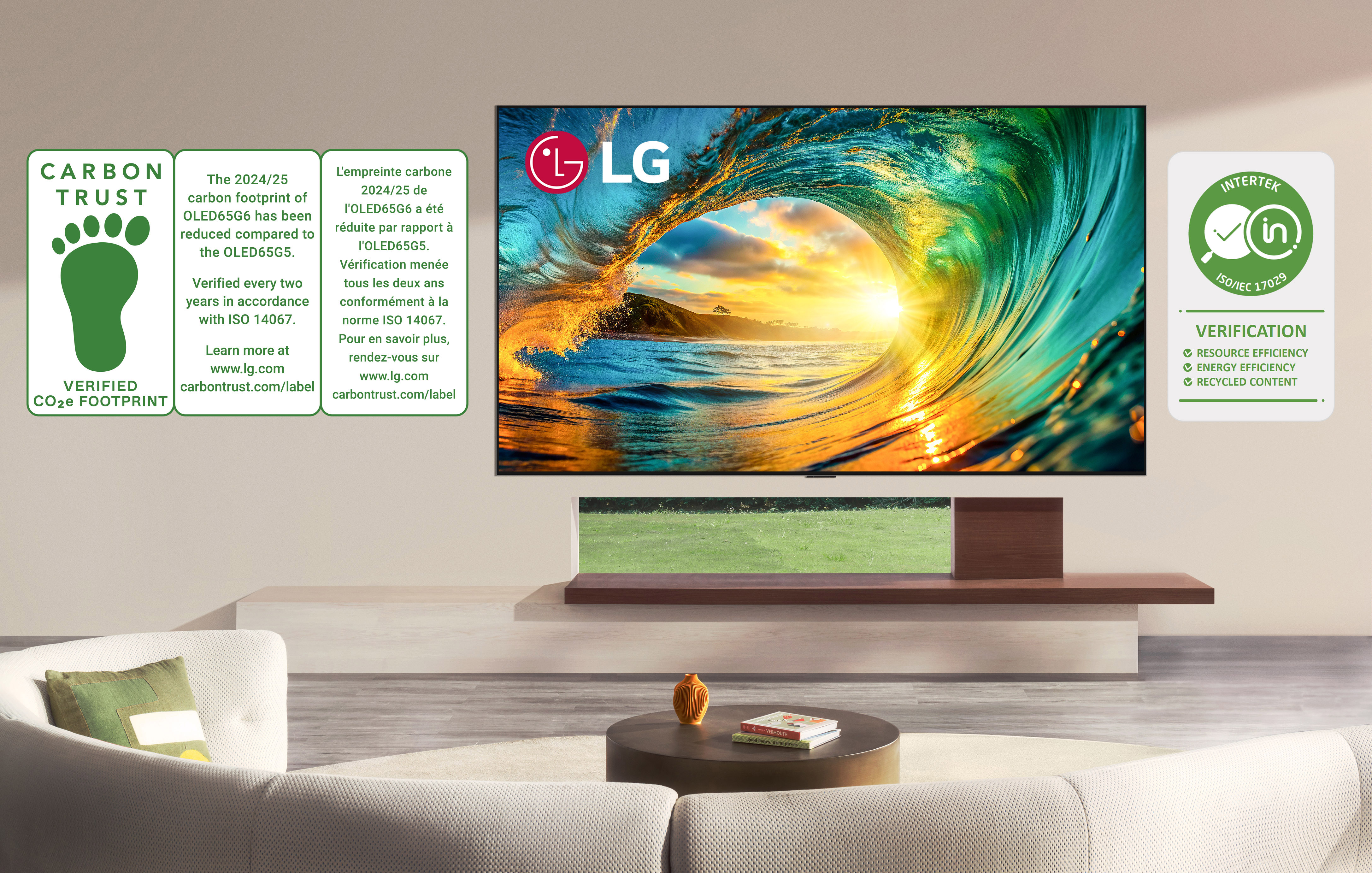 фото: ТЕЛЕВИЗОРЫ LG ELECTRONICS 2026 ПОДТВЕРЖДАЮТ ПРОГРЕСС В ОБЛАСТИ УСТОЙЧИВОГО РАЗВИТИЯ БЛАГОДАРЯ МНОГОЧИСЛЕННЫМ ЭКОЛОГИЧЕСКИМ СЕРТИФИКАТАМ
