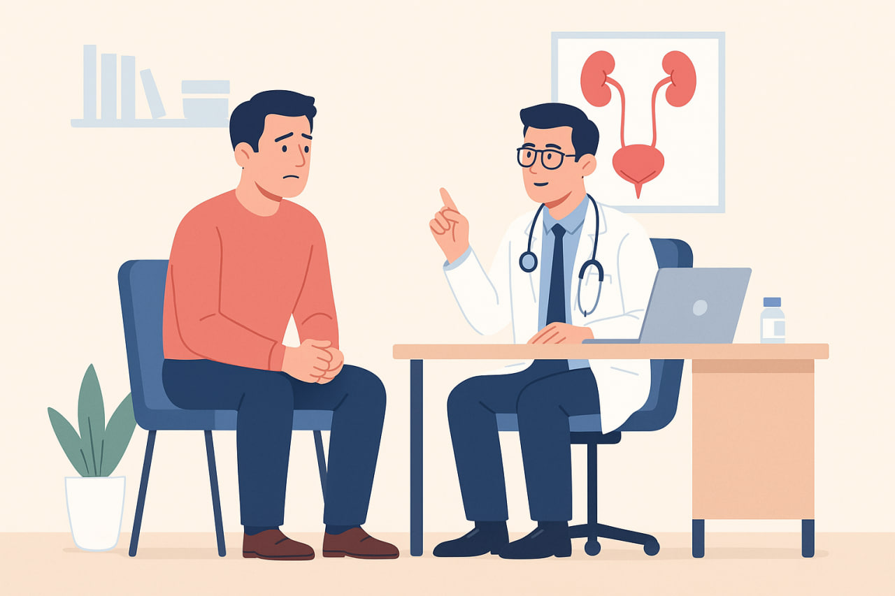 фото: Мужское здоровье: не пропусти первые признаки рака простаты