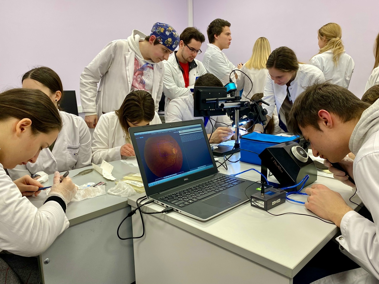 фото: СНК кафедры офтальмологии института материнства и детства Пироговского Университета провел практическое заседание
