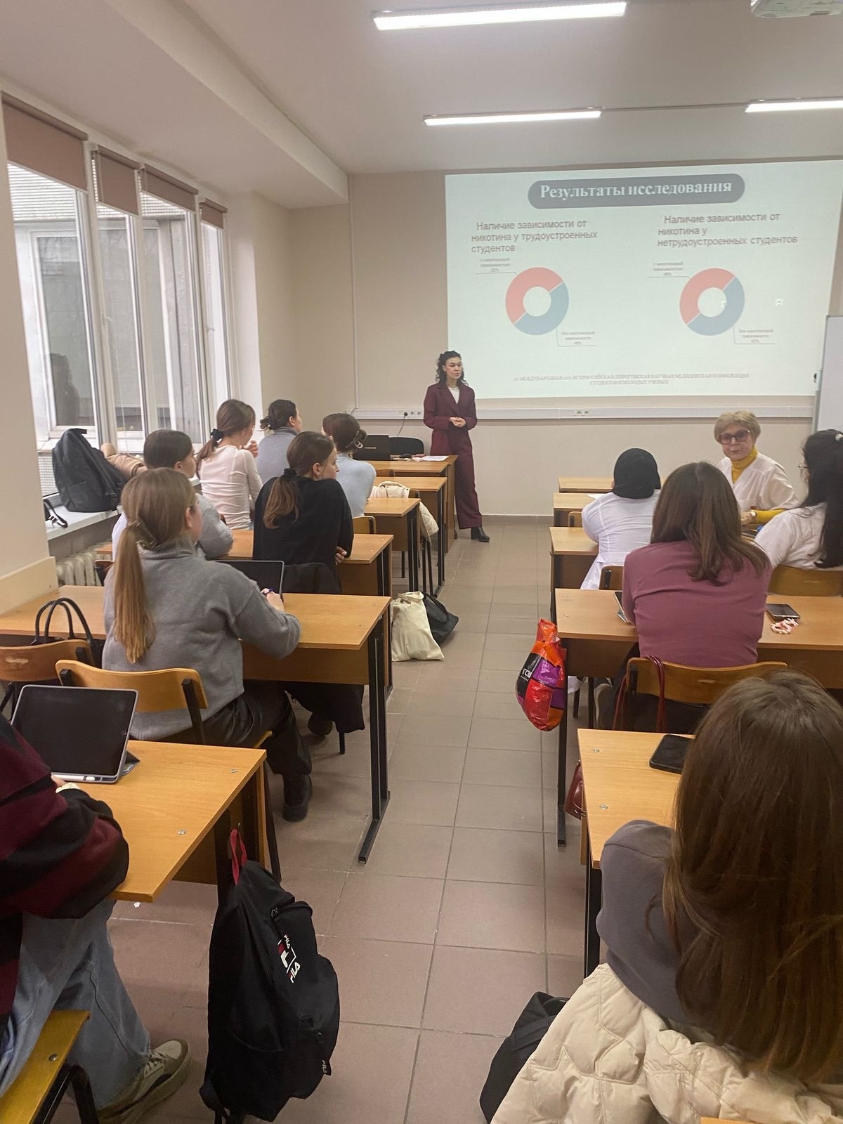 СНК Гигиены Пироговского Университета провел заседание по теме: «Роль трудоустройства в формировании зависимости от никотина у студентов Пироговского Университета»