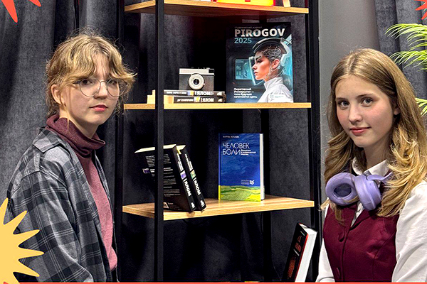 фото: Запись пилотного эпизода подкаста «Душевный детектив» в Пироговском Университете