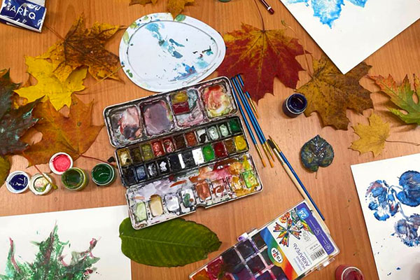 фото: Осенний листопад на мастер-классе Пироговского Университета