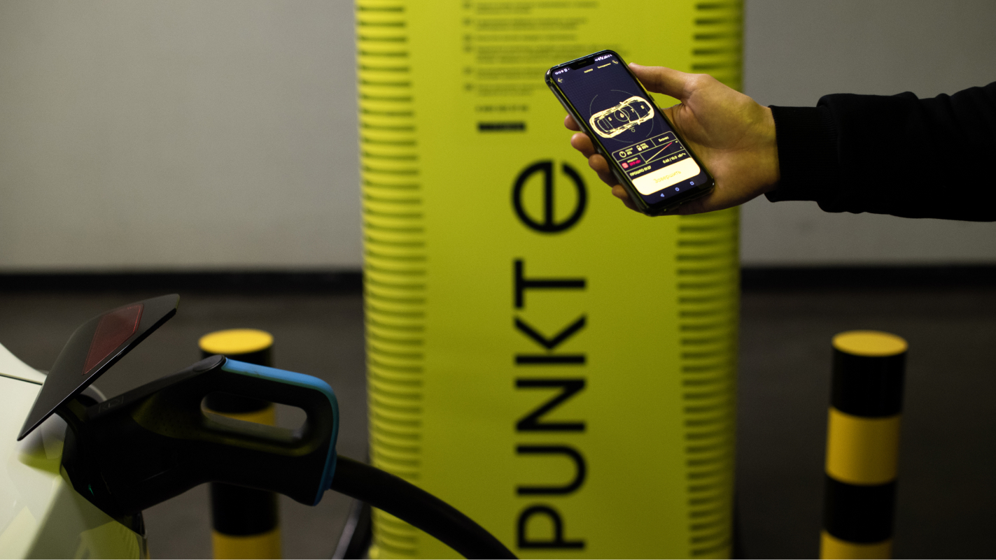 фото: PUNKT E добавил возможность зарядки на станциях ENSUB